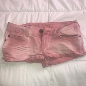 Pink Jean Shorts